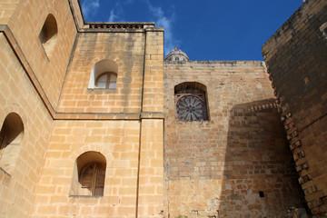 Fototapeta na wymiar immaculate conception church in bormla (malta)