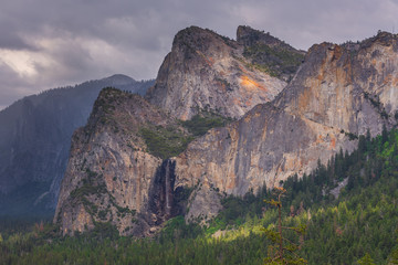 Yosemite National Park located in Yosemite Valley, California, USA.