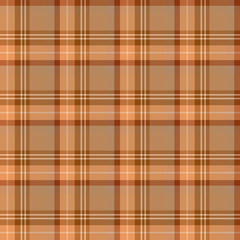 Seamless pattern in great brown colors for plaid, fabric, textile, clothes, tablecloth and other things. Vector image.