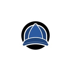 Baseball cap icon flat illustration for graphic and web design isolated on white background