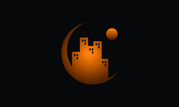 construction on the moon logo