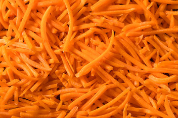 Raw Organic Orange Carrot Shreds