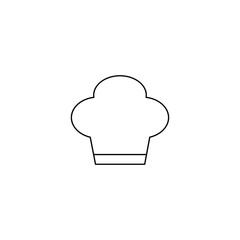 cook hat icon. food sign restaurant icon vector
