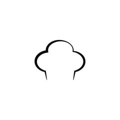 cook hat icon. food sign restaurant icon vector