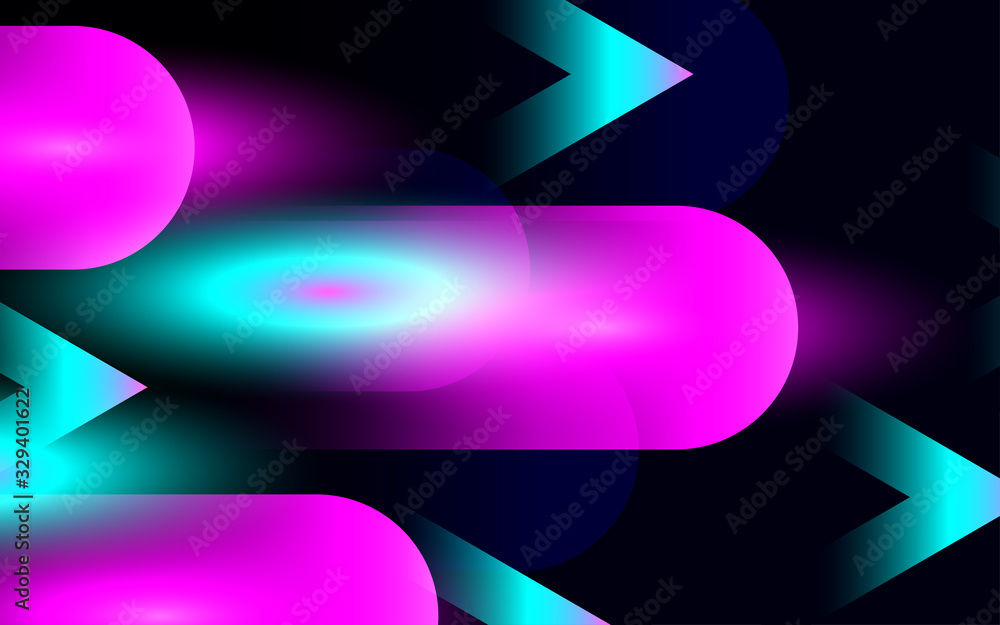 Poster trendy gradient color shine background. dynamic and modern concept with colorful design. minimal sty