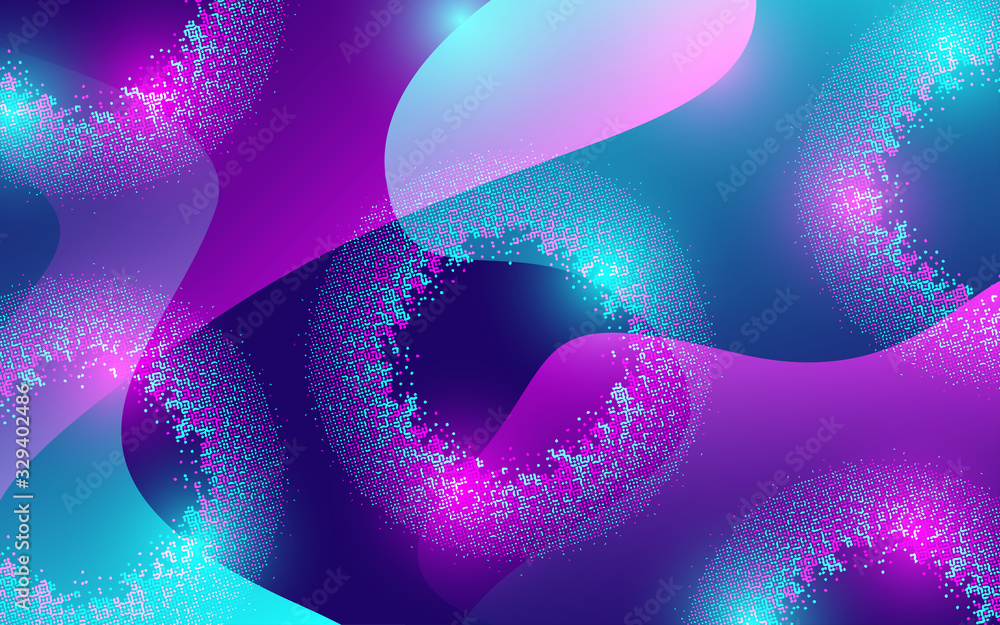 Poster trendy gradient color shine background. dynamic and modern concept with colorful design. minimal sty