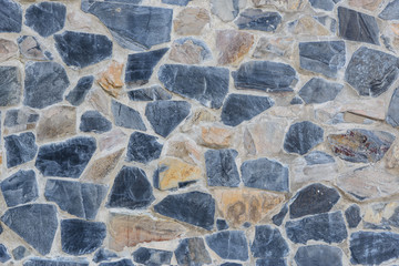 Texture and detail of stone wall surface and cement
