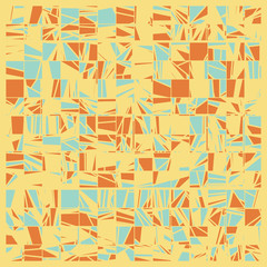 Abstract Random Color Poligones Generative Art background illustration