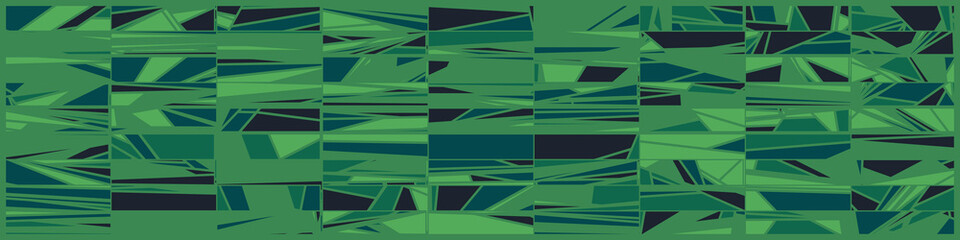 Fototapeta premium Abstract Random Color Poligones Generative Art background illustration