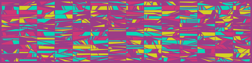 Abstract Random Color Poligones Generative Art background illustration