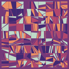 Abstract Random Color Poligones Generative Art background illustration