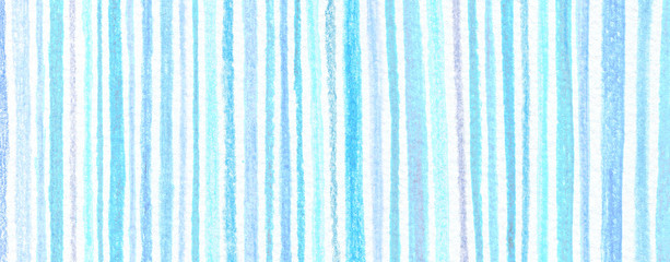 Color pencil strip line stroke. Abstract background. Horizontal long banner.