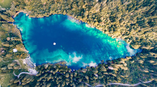 Crestasee drone view