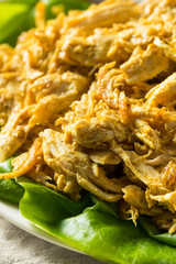 Homemade Curried Coronation Chicken with Lettuce