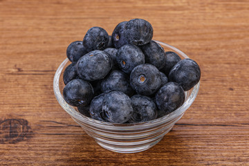 Sweet fresh juicy blueberries heap