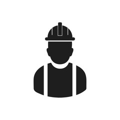 Worker Icon. Editable Vector Symbol Illustration.