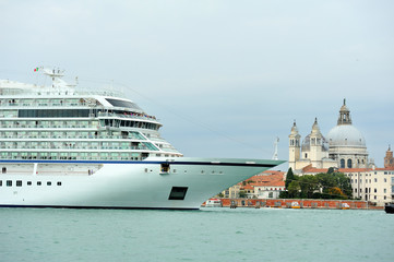 Cruise ship in Venice