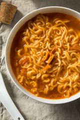 Spicy Instant Ramen Noodle Bowl