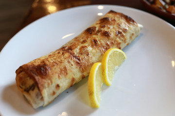Kebab in pita bread