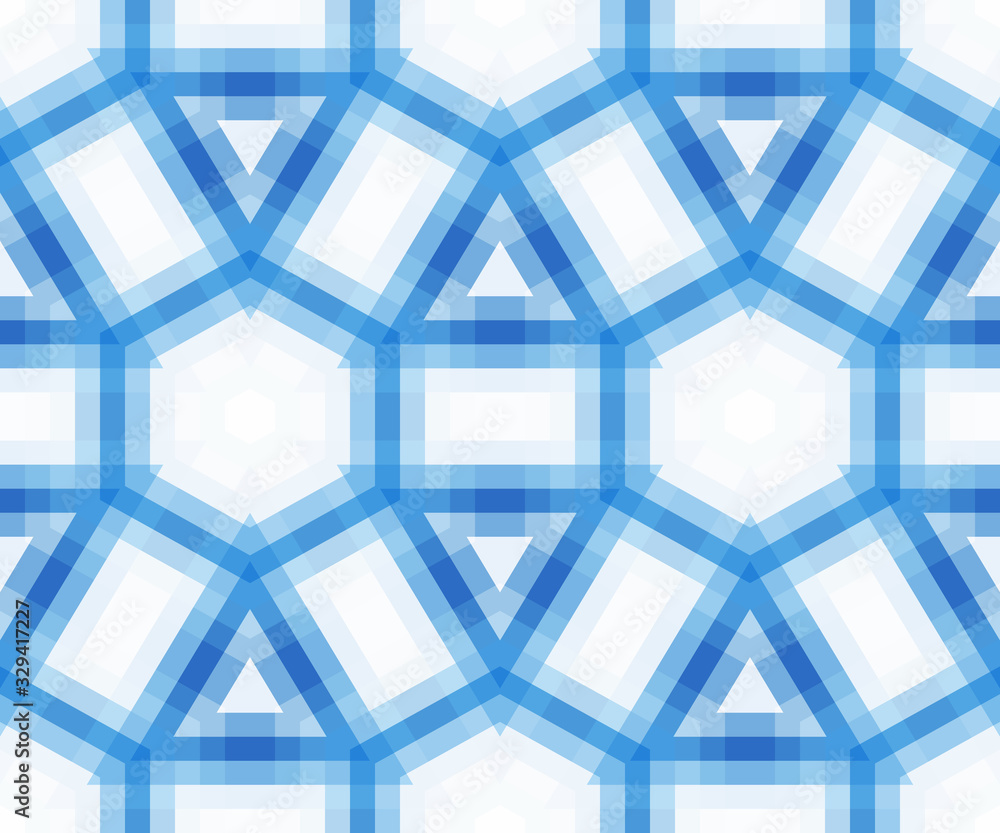 Poster seamless abstract geometric pattern. translucent color transitions.