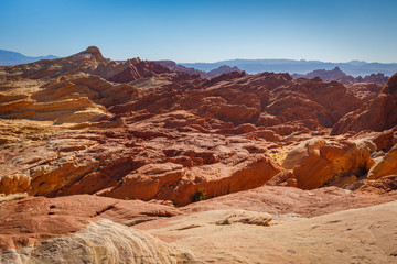 Fire Canyon in the Valley of Fire State Park, in Nevada, USA