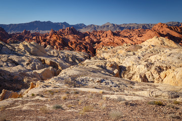 Fire Canyon in the Valley of Fire State Park, in Nevada, USA