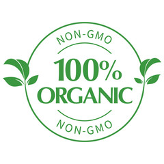 100% Organic Seal - NON-GMO