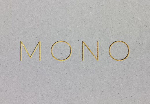 Download Gold Hot Foil And Paper Texture Effect Mockup Buy This Stock Template And Explore Similar Templates At Adobe Stock Adobe Stock PSD Mockup Templates