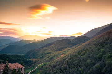 Castellar de N'Hug in Catalonia, Spain.