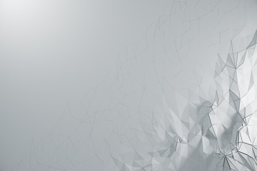 Abstract Background for business presentation. Clean minimal pattern, 3d rendering.