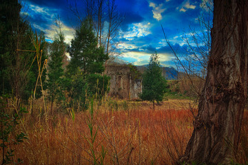 The ruins of the ancient monastery of Soreto, in the territory of Dinami.