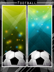 Modern trandy Football banners sport vector illustration