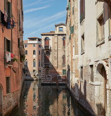 Fototapeta na wymiar A famous Venice's canals