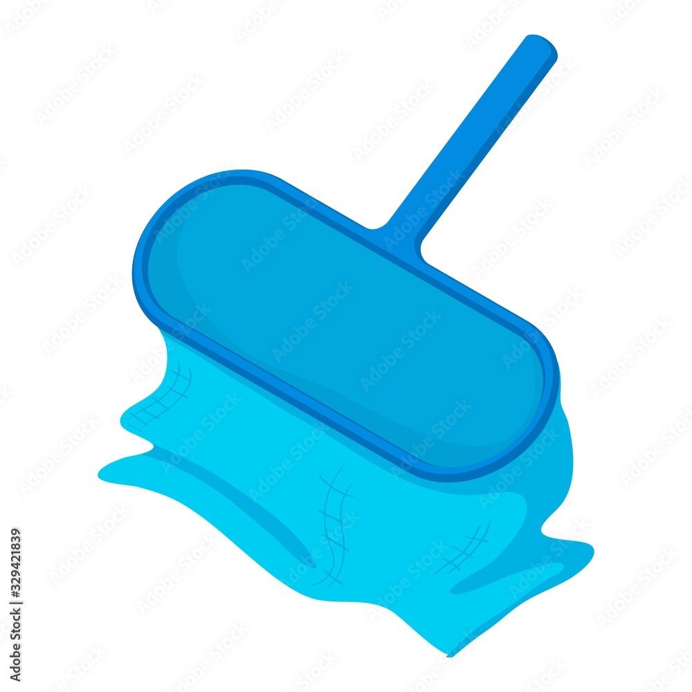 Poster clean pool net icon. isometric of clean pool net vector icon for web design isolated on white backgr