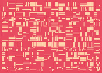 Abstract Random Color Poligones Generative Art background illustration