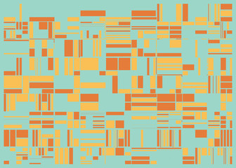 Abstract Random Color Poligones Generative Art background illustration