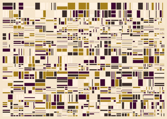 Abstract Random Color Poligones Generative Art background illustration