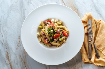 Italian Pesto Pasta Salad