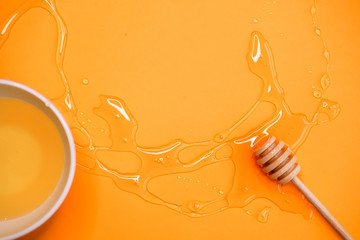 Agave syrup background.