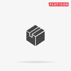 Box flat vector icon