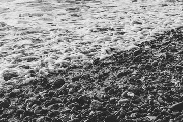 Obraz premium Black and White beach