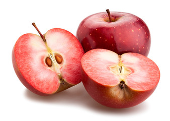 dark red apples