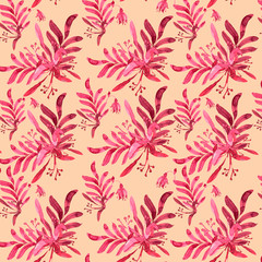 seamless floral pattern with flowers