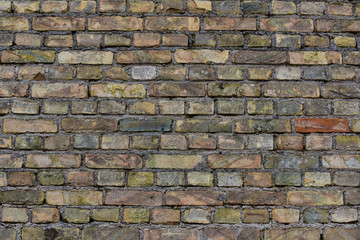 Old brick wall texture grunge background.