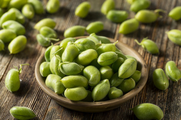 Raw Green Organic  Garbanzo Beans