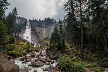 nevada falls in yosemite