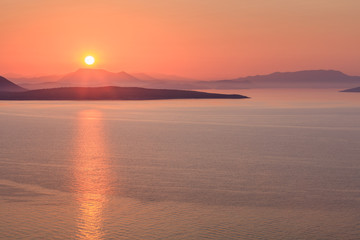 sunrise in Ionian Islands