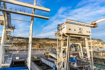 The Port of Dover, Dover, Kent, UK. 2019/12/18: Cross Channel Ferries at the Port of Dover.