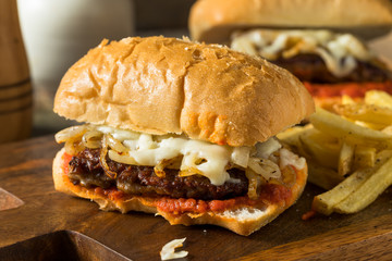 Homemade Italian Cudighi Sausage Sandwich