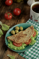 dinner salad snack  vegetarian delicious plate